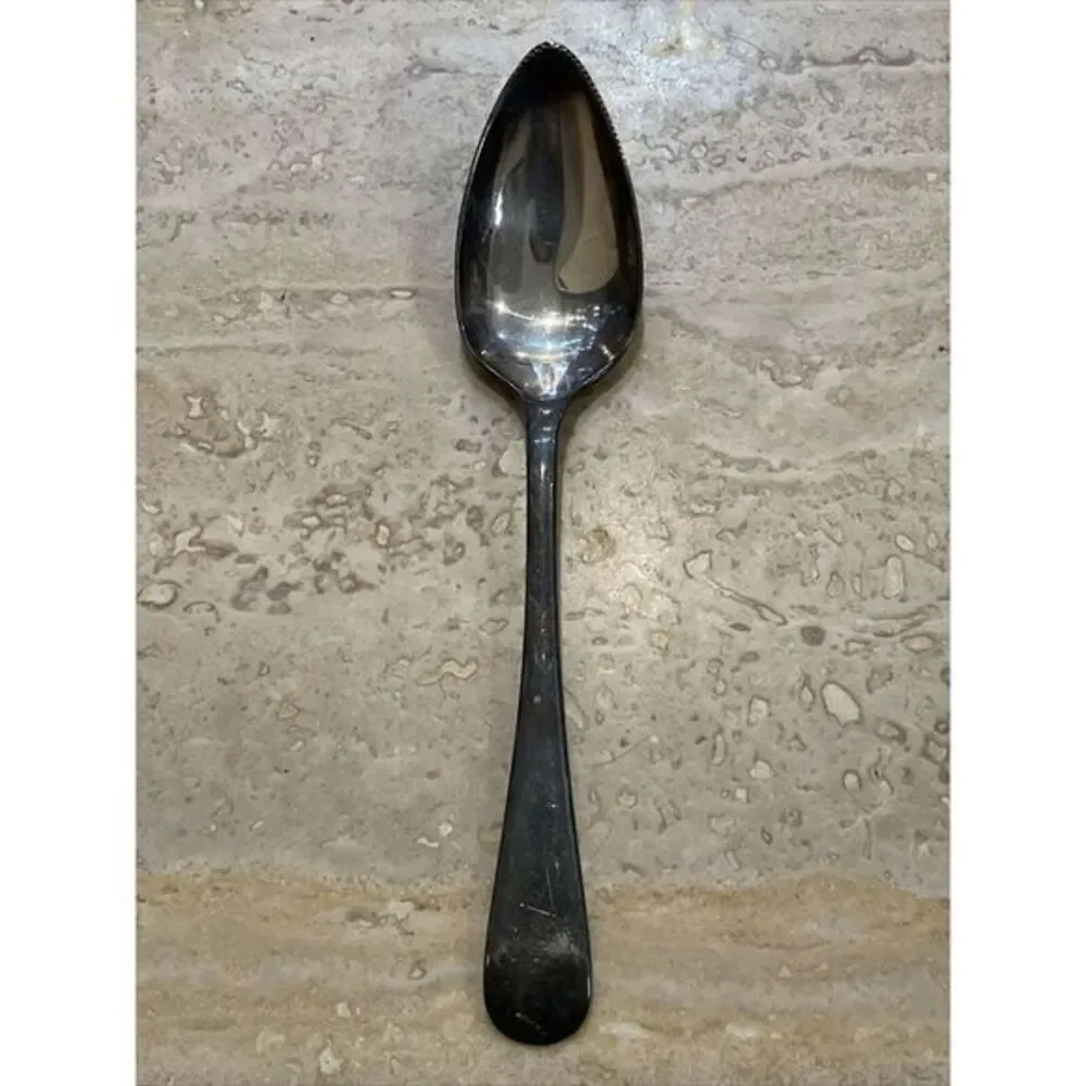Shefield England EPNS silver Teethed spoons 5.5
